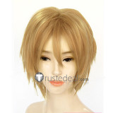 Kurokos Basketball Shoutoku Kiyoshi Miyaji Blonde Cosplay Wig