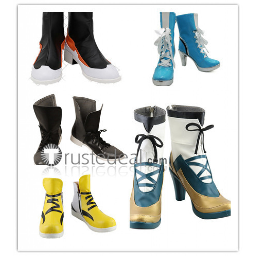 LOL True Damage Qiyana Prestige Edition Ver. Game Cosplay Shoes Boots  &x