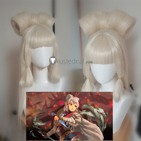 Hyrule Warriors Age of Calamity Impa Cosplay Wig
