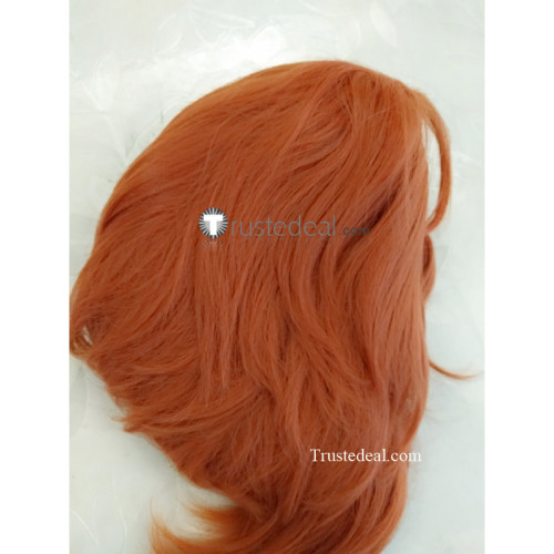 Voltron Legendary Defender Coran Red Orange Cosplay Wig