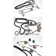 Kuroshitsuji Undertaker Rings Necklace Waist Chain Cosplay Accessories