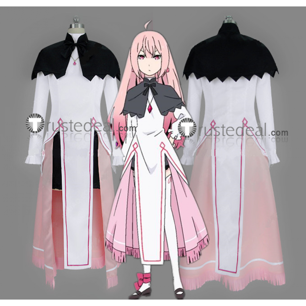 Killer Queen Cosplay Costume Maou-sama, Retry!/Demon Lord, Retry! Blue Suit  Custom Made L321