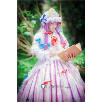 Touhou Project Patchouli Knowledge Lolita Cosplay Costume