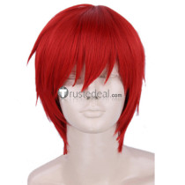 Vocaloid Akaito Red Cosplay Wig