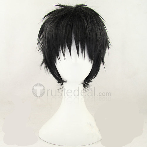 Yuri on Ice Katsuki Yuri Short Black Cosplay Wig