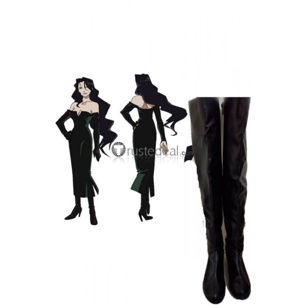 Full Metal Alchemist Lust Black Cosplay Shoes Boots