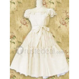 Cotton Yellow Short Sleeves Lolita Dress(CX503)