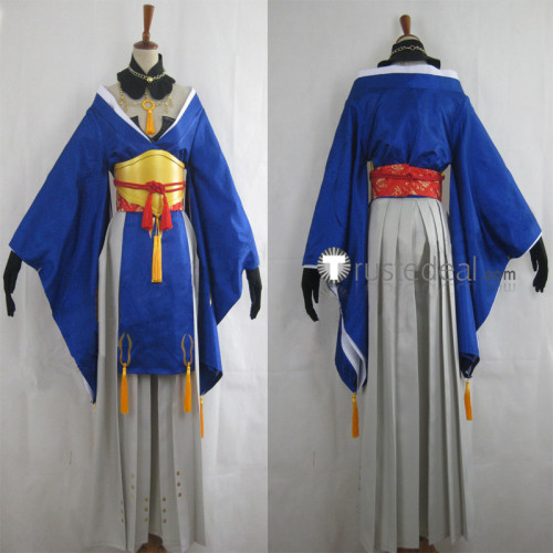 Touken Ranbu Mikazuki Munechika Female Genderbend Kimono Cosplay Costume 2