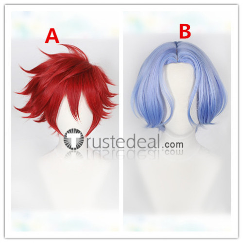 SK8 the Infinity SK∞ Reki Kyan Langa Hasegawa Red Blue Cosplay Wigs 2