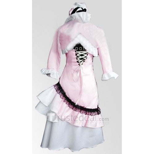 Shugo Chara Utau Hoshina Pink Cosplay Show Costume