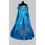League of Legends Sona Buvelle Graceful Blue Dress Cosplay Costume