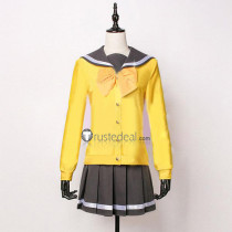 Love Live Sunshine Aqours Hanamaru Kunikida Yellow School Uniform Cosplay Costume