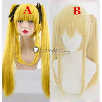 Kakegurui Mary Meari Saotome Blonde Yellow Ponytails Cosplay Wig