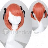 The Devil Is A Part Timer Chiho Sasaki Pink Orange Cosplay Wig