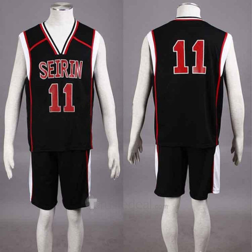 Kurokos Basketball Seirin Kuroko Tetsuya Black Uniform Cosplay Costume