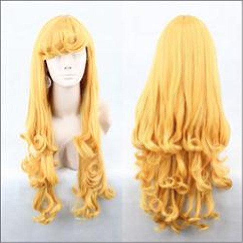 Sleeping Beauty Disney Princess Aurora Golden Cosplay Wig
