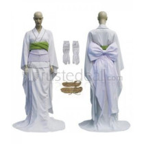 Bleach Rukia Kuchiki's Zanpakuto Sode No Shirayuki Cosplay Costume