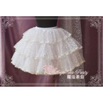 Magic Tea Party White Lolita Petticoat