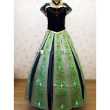 Frozen Disney Princess Anna Coronation Cosplay Costume