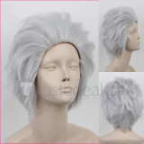 One Piece Smoker Silver Gray Cosplay Wig