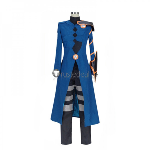 Pokemon Trainer Wes Blue Cosplay Costume