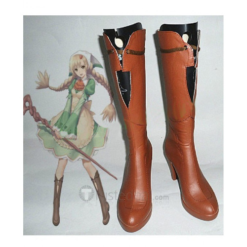 Shining Hearts Amil Cosplay Boots Shoes