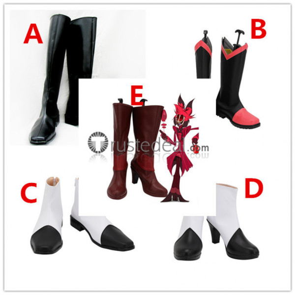 Hazbin Hotel Charlie Lucifer Alastor Cosplay Shoes Boots