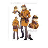 Dai Gyakuten Saiban Naruhodou Ryounosuke no Bouken Steampunk Detective Sherlock Holmes Cosplay Costume