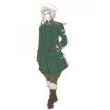 Hetalia Axis Powers Switzerland Basch Zwingli Green Cosplay Costume