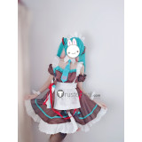 Vocaloid Hatsune Miku Chocolatier Valentine's Day Lolita Maid Cosplay Costume