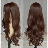 Fairy Tail Kana Alberona Long Brown Black Cosplay Wigs