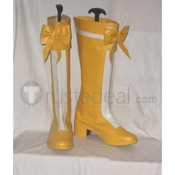 Suite Pretty Cure Cure Muse Shirabe Ako Yellow Cosplay Boots Shoes