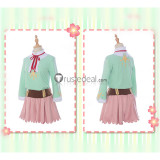 Cardcaptor Sakura Clear Card Episode10 Kinomoto Sakura Green Pink Cosplay Costume