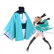 Fate Grand Order Saber Souji Okita Kimono Cosplay Costume
