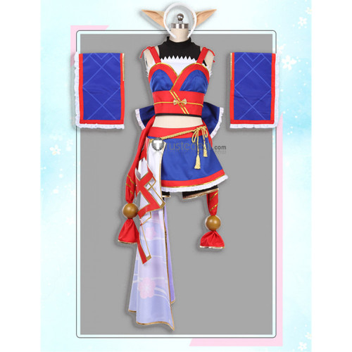 Sword Art Online Ayano Keiko Silica Blue Red Cosplay Costume