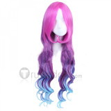 League of Legends Arcade Miss Fortune Long Pink Purple Cosplay Wig