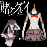 Kakegurui Yumeko Jabami Idol White Cosplay Costume