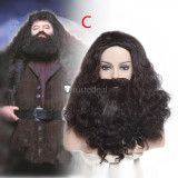 Harry Potter Rubeus Hagrid Albus Dumbledore Bellatrix Lestrange Cosplay Wigs