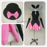 Mysterious Thief Saint Tail Meimi Haneoka Black Pink Cosplay Costume