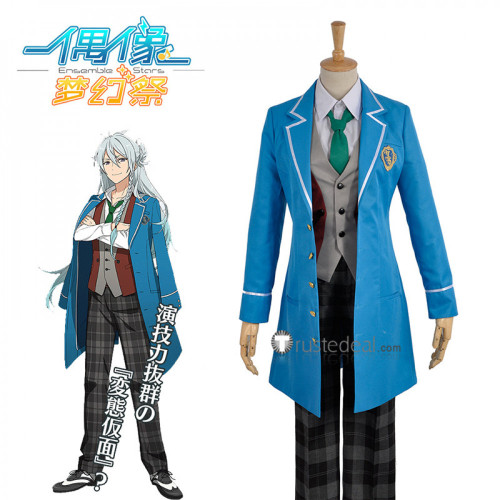 Ensemble Stars Fine Wataru Hibiki Blue School Uniform Cosplay Costume