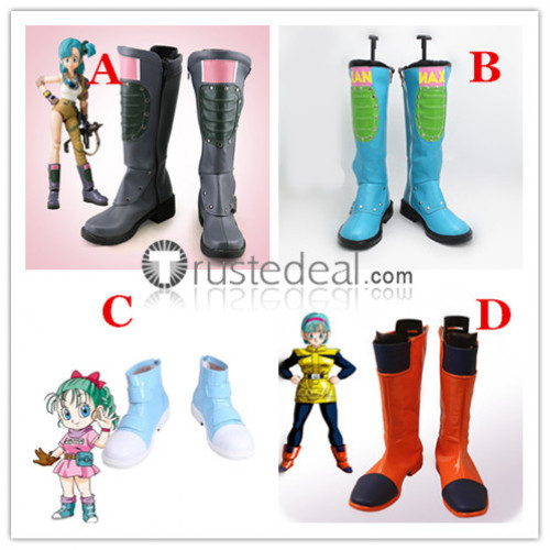 Dragon Ball Bulma Cosplay Boots Shoes