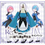 Re: Zero kara Hajimeru Isekai Seikatsu Rem Ram Maid Blue Cosplay Costumes