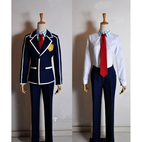 Sword Art Online Kirigaya Kazuto Kirito SchoolUniform Cosplay Costume