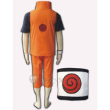 Naruto Shippuden Uzumaki Naruto Adult Cosplay Costume