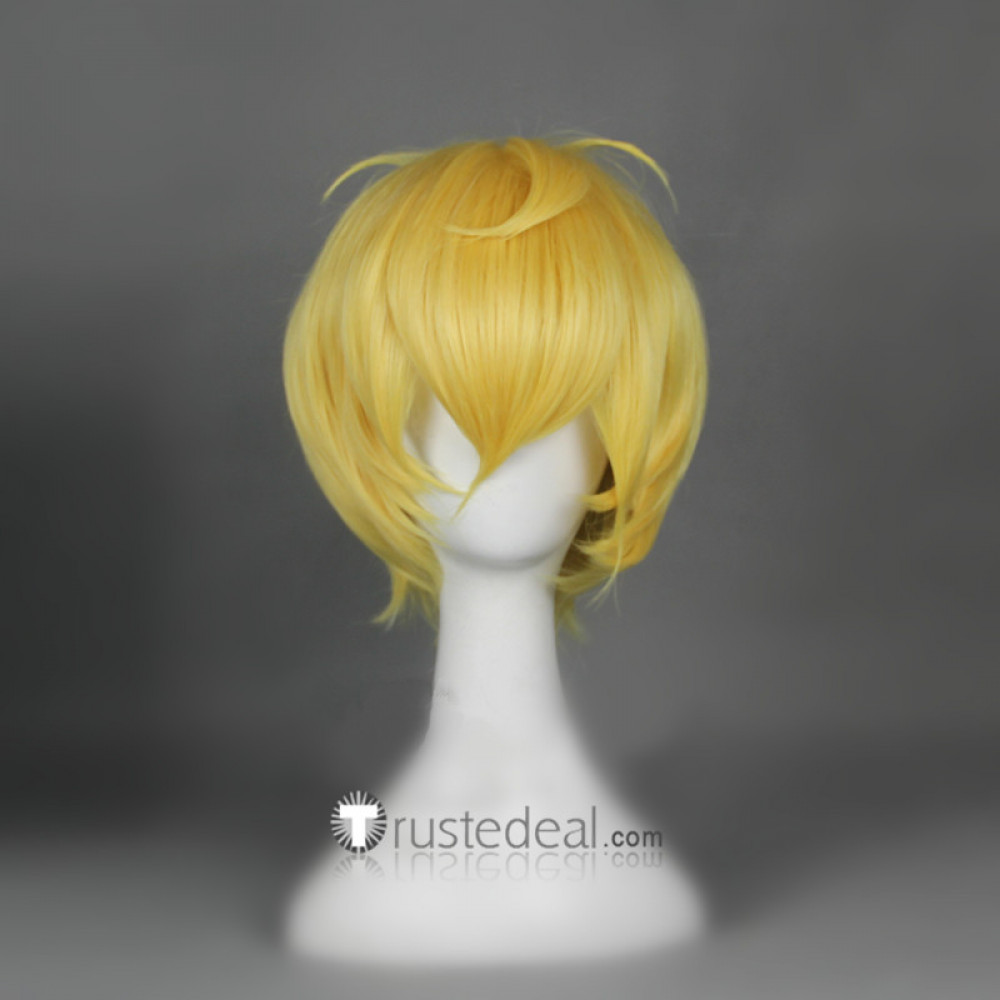 Vocaloid Oliver Yellowish Blonde Cosplay Wig