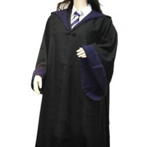 Harry Potter Ravenclaw Cosplay Necktie and Shirt and Overcoat and Knitwear Set