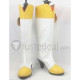 Pretty Cure Kise Yayomi Yellow and White Cosplay Boots Shoes