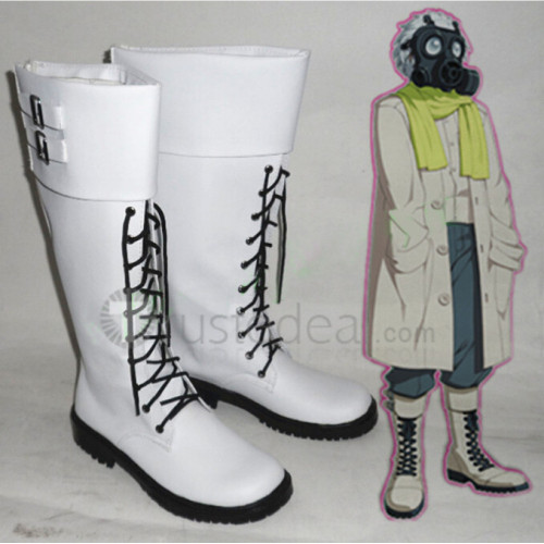 Dramatical Murder Clear White Cosplay Boots Shoes
