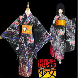 Hell Girl Yoi no Togi Ai Enma Kimono Cosplay Costume 2