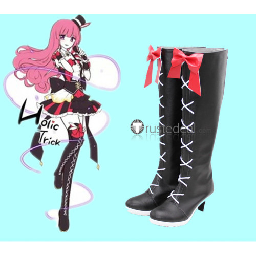 Prism Paradise PriPara Sophie Hojo Black Cosplay Shoes Boots